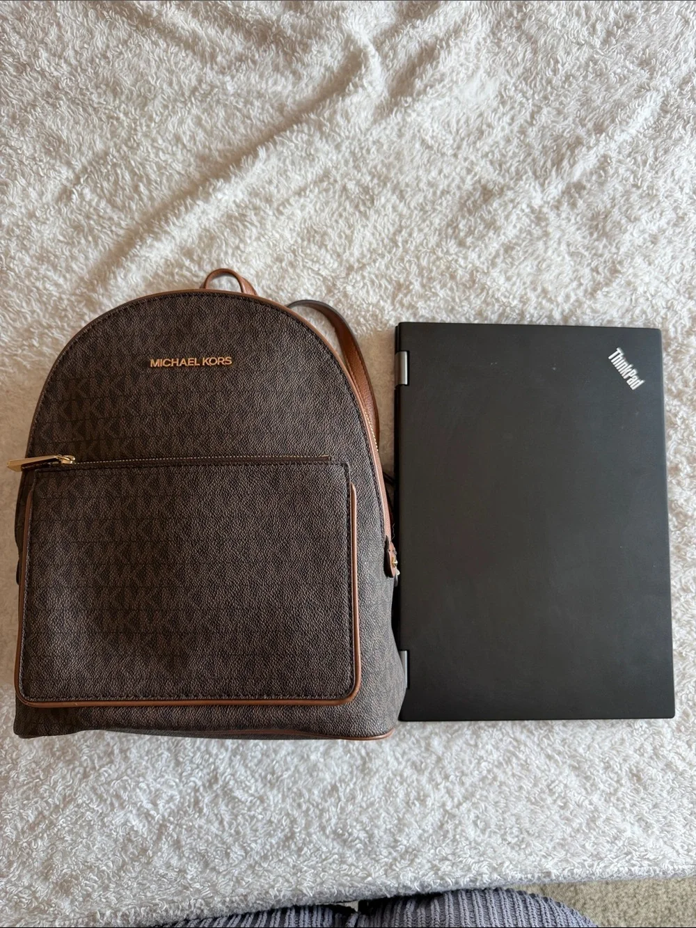 Michael Kors Brown Backpack